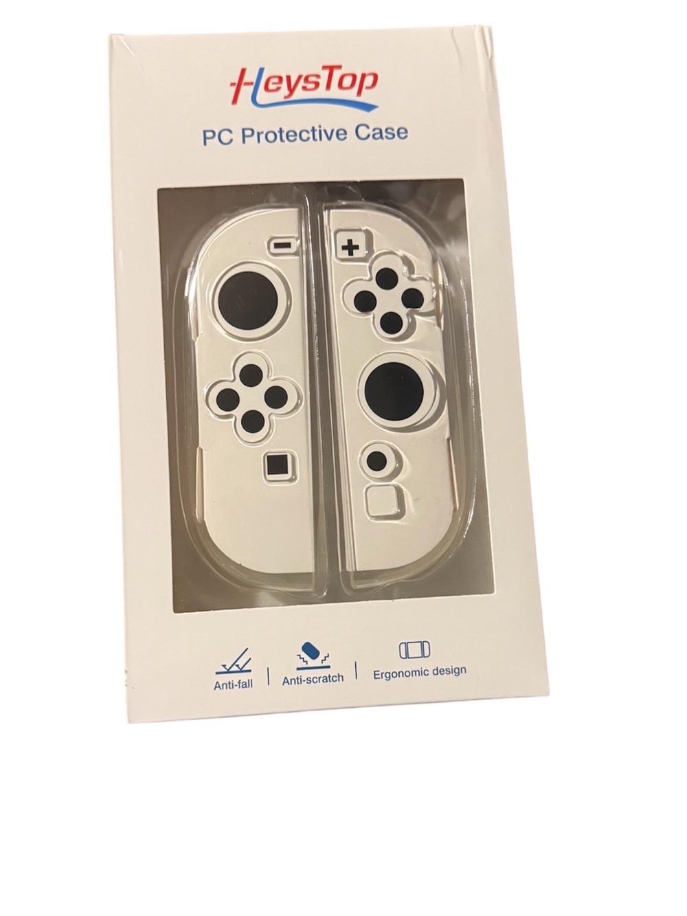 HeysTop White TPU Case for Switch 2 Console & Controller